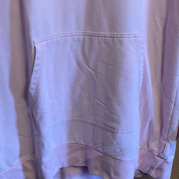 —Large Pink Cowl Neck Top with pocket - Picture 2 of 5